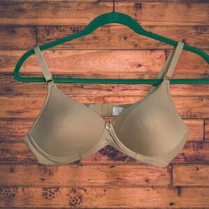 5 for $25🔥Lily of France Nude‎ Wireless Padded Bra Size 38B